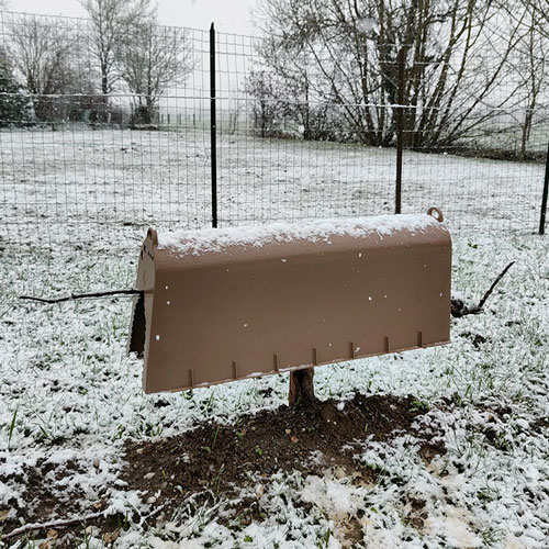 cloche simple neige